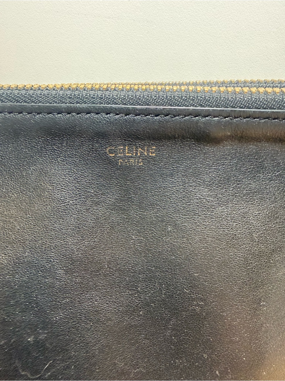Celine Trio Black Leather Crossbody Bag - Picture 2 of 14